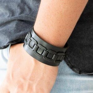 Men's Leather Bracelet- “Don’t Tread on Me”